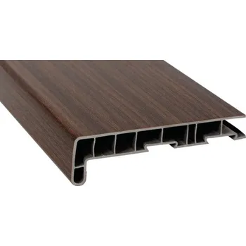 Parapet Parapet na míru PVC vnitřní s nosem Macare 3162002 17/40x530 mm, délka na přání 500-5000 mm