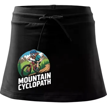 Dámská sukně Mountain cyclopat plnovous - Sportovní sukně - two in one - M ( Černá )