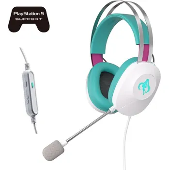 Sluchátka ASUS sluchátka TUF Gaming H1 GEN II Hatsune Miku Edition, Drátový herní Headset