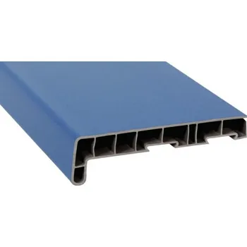 Parapet Parapet na míru PVC vnitřní s nosem Brillantblau 500705 17/40x600 mm, délka na přání 500-5000 mm