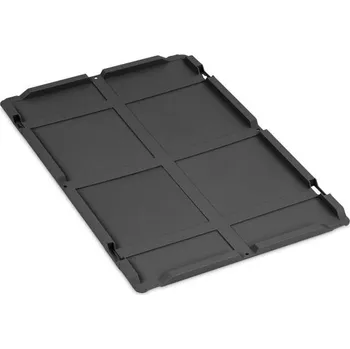 Víko volně pokládací pro přepravky CYCLE, 600x400 mm, barva antracit