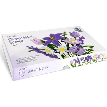 kreativní sada Ursus Kreativní sada kytice z modelovacích drátků - lila