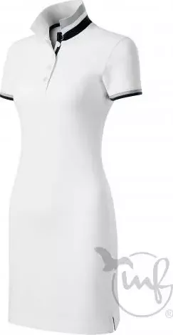 MALFINI Dámské šaty DRESS UP 271, barva bílá 00, vel. XXL