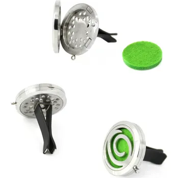 Materiál na výrobu šperku Osvěžovač vzduchu do auta z ušlechtilé oceli - 1Ks - 1Ks