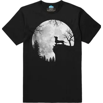 Pánské tričko Pánské tričko Hrdý Jezevčík za Úplňku (Velikost: 4XL, Barva: Černá)