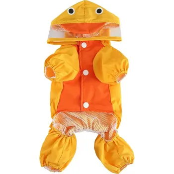 Obleček pro psa Kachnička - pláštěnka s kapucí Délka zad (cm): 20 cm
