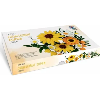 kreativní sada Ursus Kreativní sada kytice z modelovacích drátků - žlutá