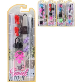 Fashion doplňky pro panenku plast 4 druhy na kartě