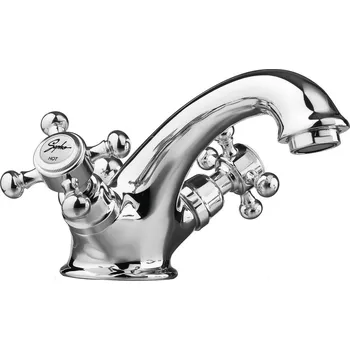 Vodovodní baterie Reitano Rubinetteria ANTEA stojánková umyvadlová baterie s výpustí, chrom