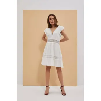 Dámské šaty Dámské šaty L-SU-4045 bílé - Moodo S