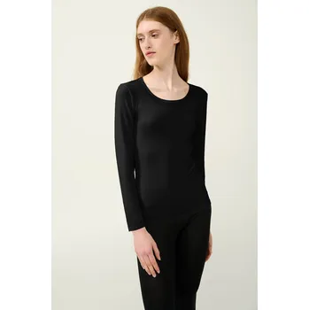 Vamp - T-SHIRT LONG SLEEVES 92% COTTON - 8% ELASTANE 23911 - Vamp black xxl