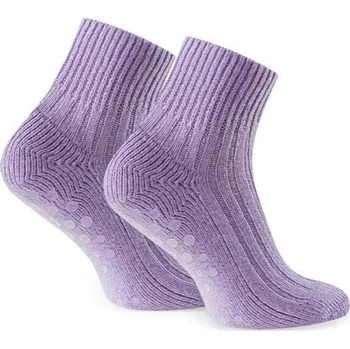 Pánské ponožky Vlněná chodidla s ABS 189 fialová 38-40