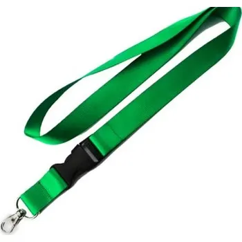 Popruh na krk odepínací 20mm Zelený