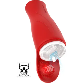 Hidden Desire Fusion Super Suction Nutbuster Triple Masturbator Red