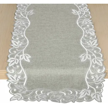 Stolování Ubrus celoroční, Hradní ornament, šedý