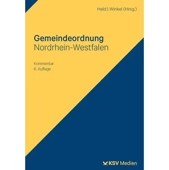 Gemeindeordnung Nordrhein-Westfalen - Held, Friedrich W.
