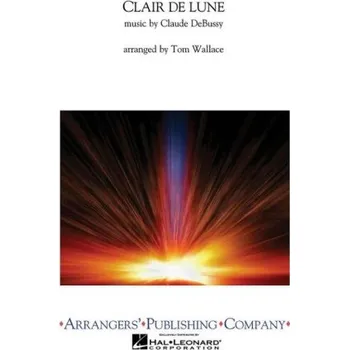 Claude Debussy: Clair de Lune (noty pro koncertní orchestr, party, partitura)
