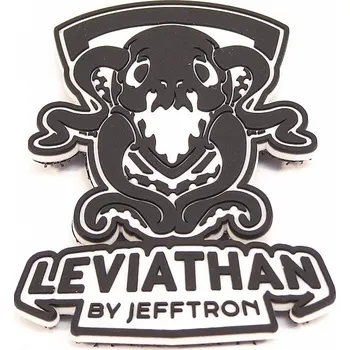 Nášivka JeffTron Nášivka Leviathan Černobílá (black)