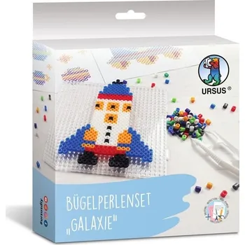 Dětské navlékací korálky Ursus Kreativní sada zažehlovací korálky - Galaxie