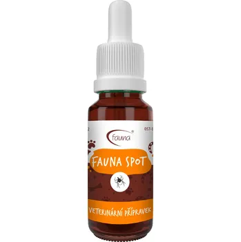 Kosmetika pro hlodavce AromaFauna Přípravek FAUNA SPOT s deodoračním účinkem pro psy a koně 20 ml