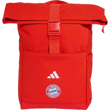 Městský batoh Unisex batoh Adidas FC Bayern Mnichov 25/26 červený 26 litrů