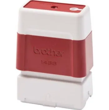 Razítko Brother 1438 - Razítko - naplněno inkoustem - červená - individuální text - 14 x 38 mm (balení 12) - pro StampCreator PRO SC-2000, PRO SC-2000USB