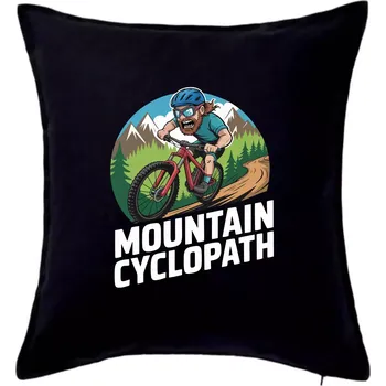 Polštář Mountain cyclopat plnovous - Polštář 50x50 - 50x50 - Pouze potah ( Černá )