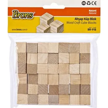 Přírodní kámen Kostka dřevěná přírodní cca 1,5cm BR-918