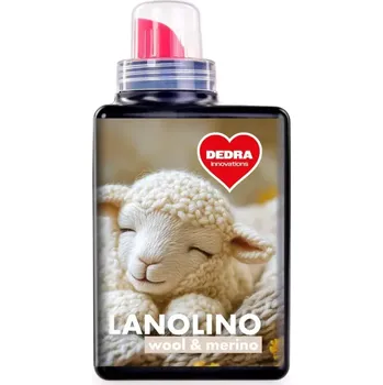 Prací gel DEDRA LANOLINO prací gel na ovčí vlnu & jemné prádlo 500 ml - 20 praní