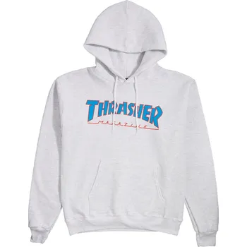 Pánská mikina thrasher Pánská mikina outlined hoodie ash gray