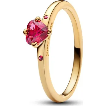 Prsten Pandora Romantický pozlacený prsten You & Me 166574C01 60 mm + 2 měsíce na vrácení zboží