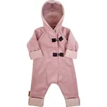 růžový manšestrový overal