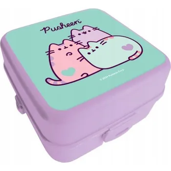Svačinový box Box na svačinu - PUSHEEN - fialová