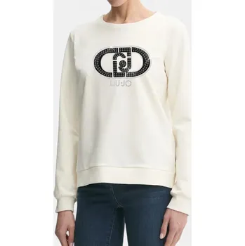 Dámská mikina Liu Jo | Dámská smetanově bílá mikina Liu.Jo - Velikost XL, Barva Bílá 56318 TF5154FS576