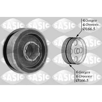 Řemenice, klikový hřídel SASIC 9001808