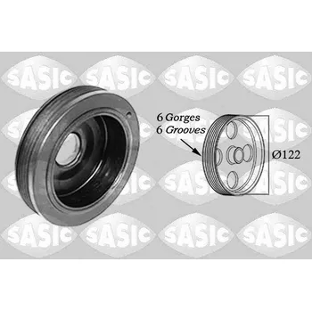 Řemenice, klikový hřídel SASIC 2154025