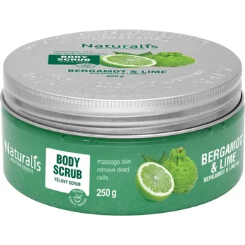 Tělový peeling Naturalis cukrový peeling Bergamot &Lime 250g