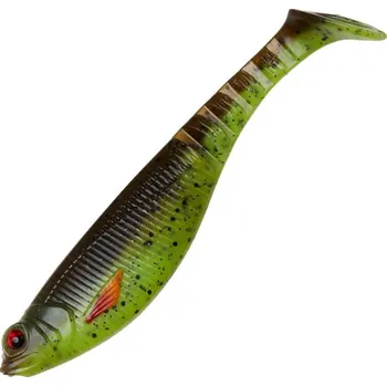 Umělá nástraha DAM Effzett Shadster Power Tail - barva Motor Oil Char 10 ks - 70568