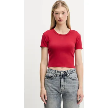 Pánské tričko Tričko HUGO Delanor 50512000 červená 33X, vel. XL