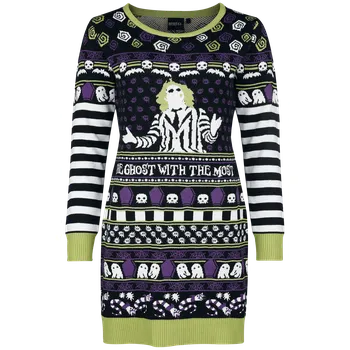 Dámské šaty Středně dlouhé šaty z Beetlejuice - The Ghost With The Most - Ženy - vícebarevný