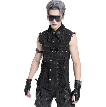 Pánská košile košile pánská (vesta) DEVIL FASHION - Punk - SHT138 - XXL