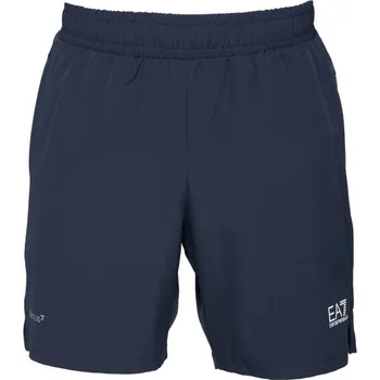 Pánské kraťasy Pánské šortky EA7 TENNIS DYNAMIC ATHLETE XL Tmavě modrá, Bílá