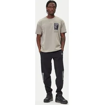 Pánské tričko adidas T-Shirt National Geographic KC2350 Béžová Loose Fit M
