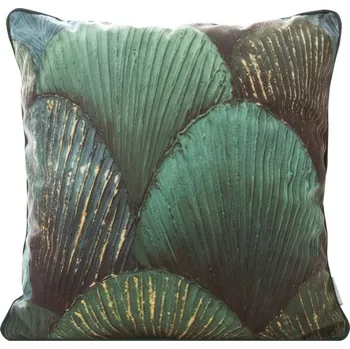 Povlečení Povlak na vankúš MINK D zelený / zlatý