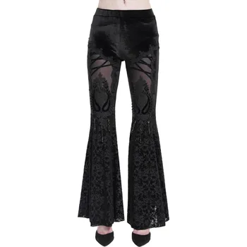 Dámské kalhoty kalhoty dámské (legíny) DEVIL FASHION - Black - XXL