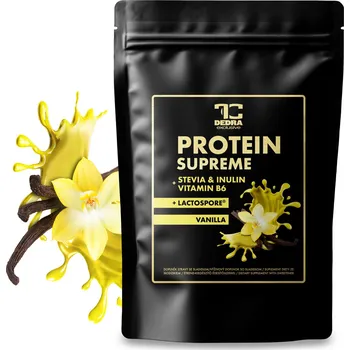 Protein PROTEIN SUPREME | komplexní proteinový nápoj se Stevií, Inulinem a probiotikem LactoSpore® vanilka | 600 g (20 dávek) Dedra