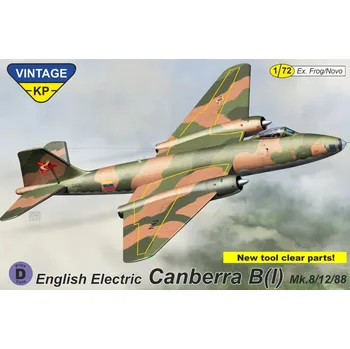 Plastikový model 1:72 English Electric Canberra B(I) Mk.8/12/88 (Vintage KP)