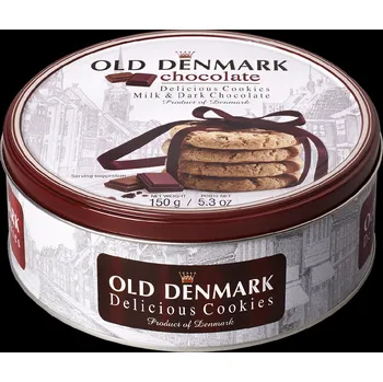 Jacobsens Bakery Máslové sušenky s kousky čokolády Old Denmark 150g