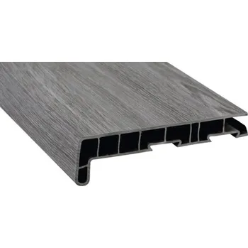 Parapet Parapet na míru PVC vnitřní s nosem Concrete Oak 4703003 17/40x500 mm, délka na přání 500-5000 mm