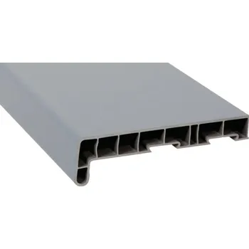 Parapet Parapet na míru PVC vnitřní s nosem Grau 715505 17/40x600 mm, délka na přání 500-5000 mm